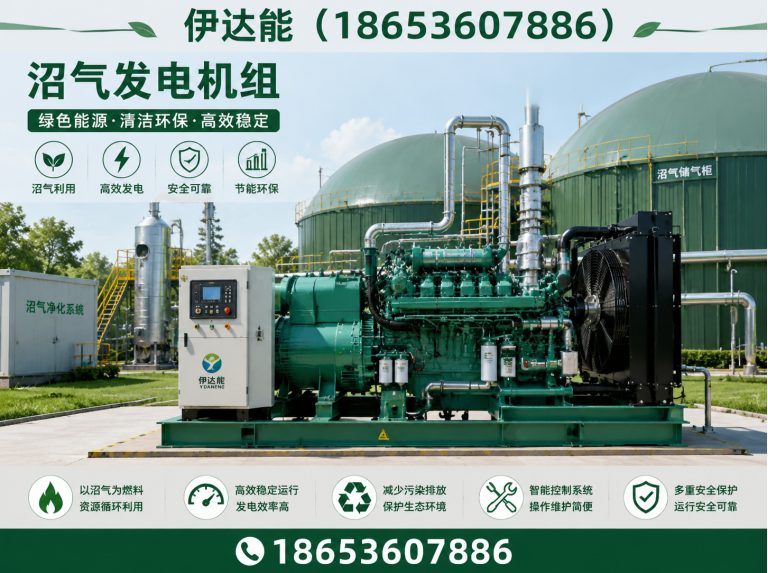 潍城区沼气发电机组展示图